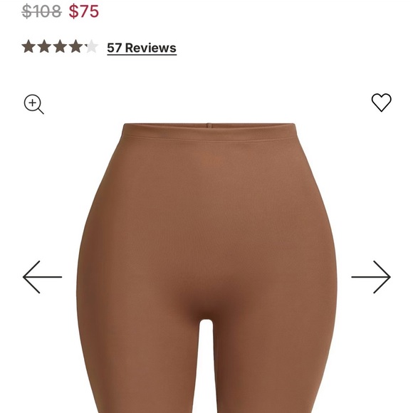 Seamless Brown Women's Intimates Set - Picture 2 of 2